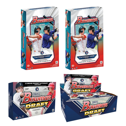 #MLB035 | PYT | 2026 BOWMAN JUMBO (x2) + 2025 BOWMAN DRAFT HOBBY JUMBO + 2025 BOWMAN DRAFT DELIGHT