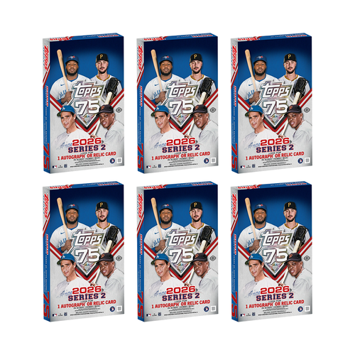 #MLB063 | PYT | 2026 TOPPS SERIES 2 HOBBY HALF CASE (6 Boxes)