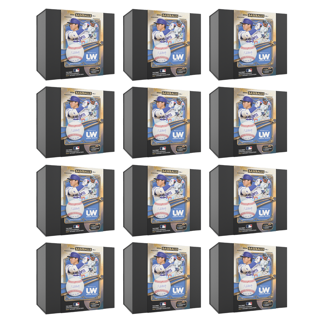 BREAK#S20 TUESDAY 2026 Under Wraps MLB Autographed Baseball Vol 1 Case (12 Box) Player Break