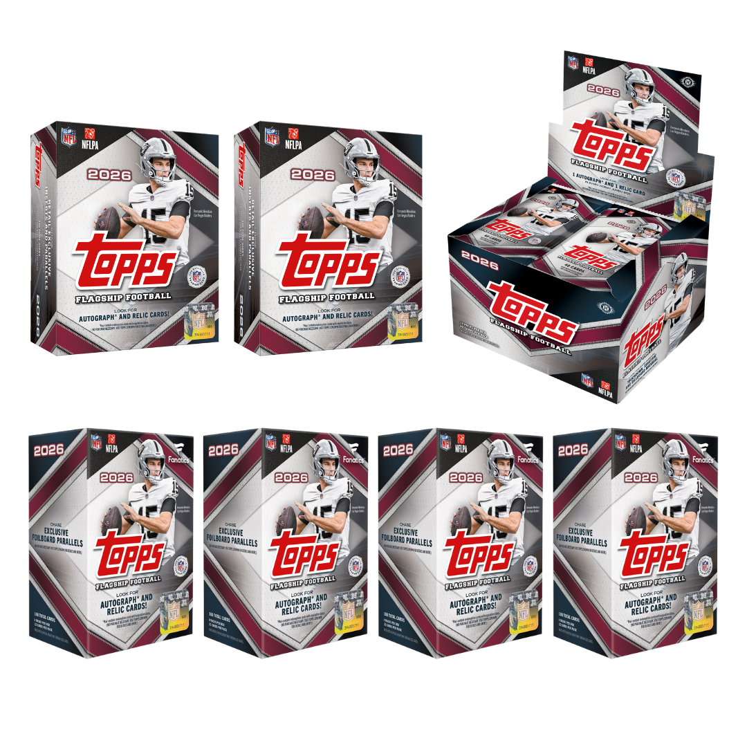 BREAK#113 2026 Topps Football Jumbo + Topps Football Mega (x2) + Topps Football Fanatics Exclusive Blaster (x4) Team Break 09/06/26 10:00 AM EST