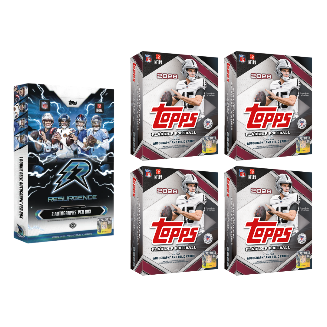 BREAK#115 2025 Topps Resurgence Football Hobby + 2026 Topps Football Mega (x4) Team Break 09/06/26 12:00 PM EST