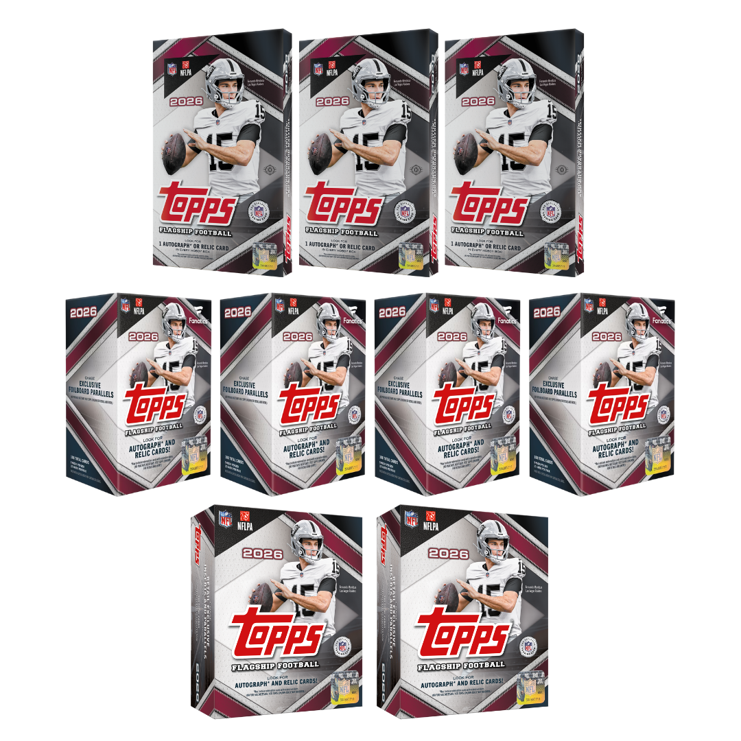 BREAK#117 2026 Topps Football Hobby (x3) + Topps Football Mega (x2) + Topps Football Fanatics Exclusive Blaster (x4) Team Break 09/06/26 02:00 PM EST