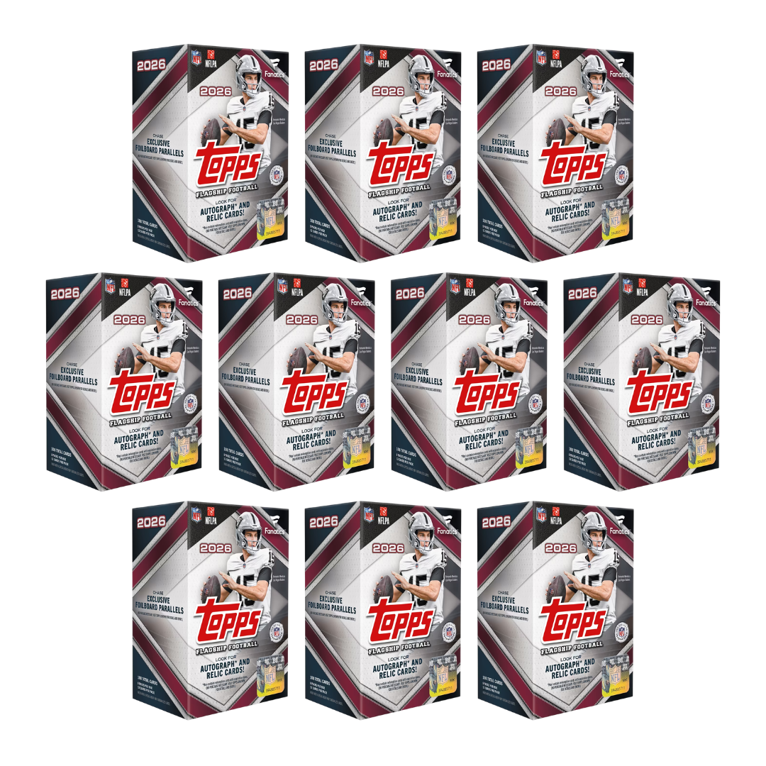 BREAK#121 2026 Topps Football Blaster (x10) Team Break 09/07/26 01:00 PM EST