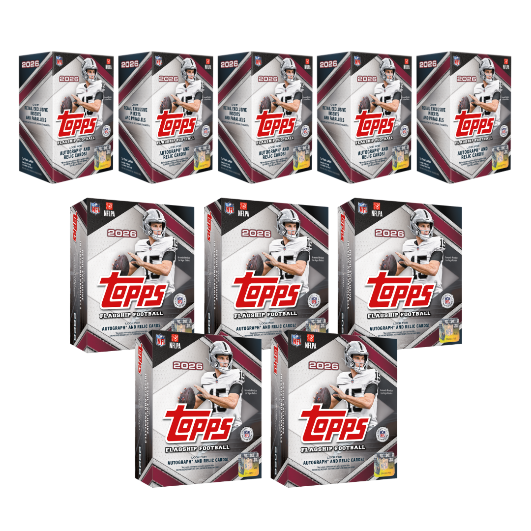 BREAK#151 2026 Topps Football Blaster (x5) + Topps Football Mega (x5) Team Break 09/13/26 01:00 PM EST