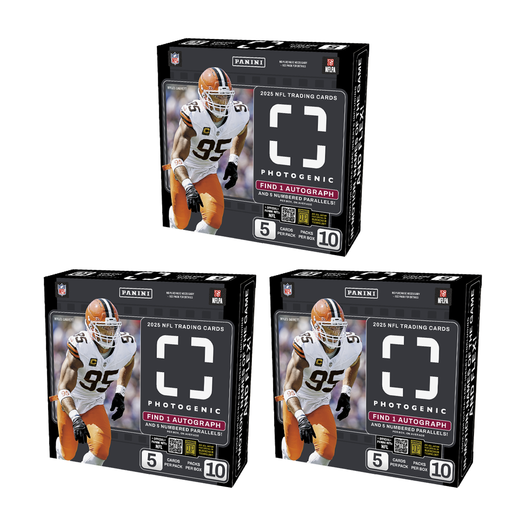 BREAK#155 MONDAY 2025 Panini Photogenic Football Hobby (x3) Pick Your Team (BS) 06/15/26 11:30 AM EST or RIP ON FILL