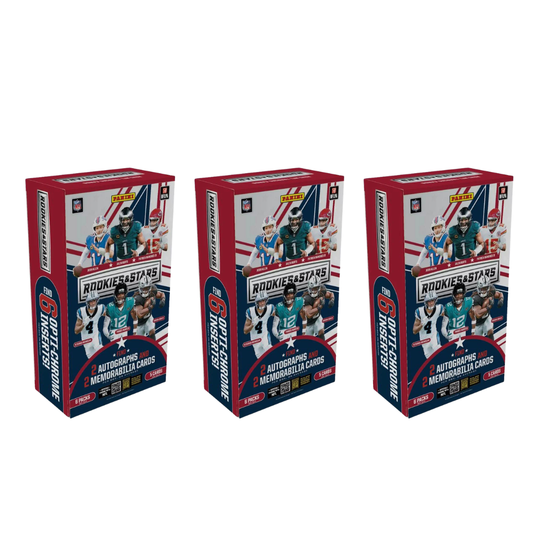 BREAK#15A 2025 Panini Rookies & Stars Football Hobby (x3) Pick Your Team 08/05/26 RIP ON FILL