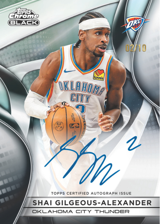 2025-26 Topps Chrome Black Basketball Hobby Box