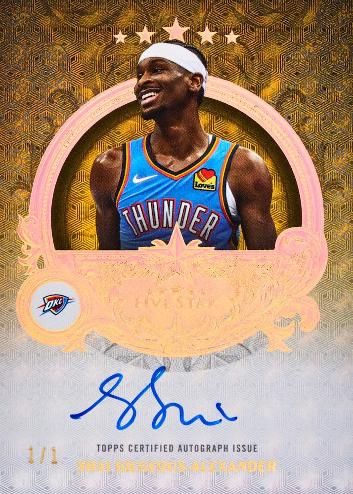 2025-26 Topps Five Star Basketball Hobby Box