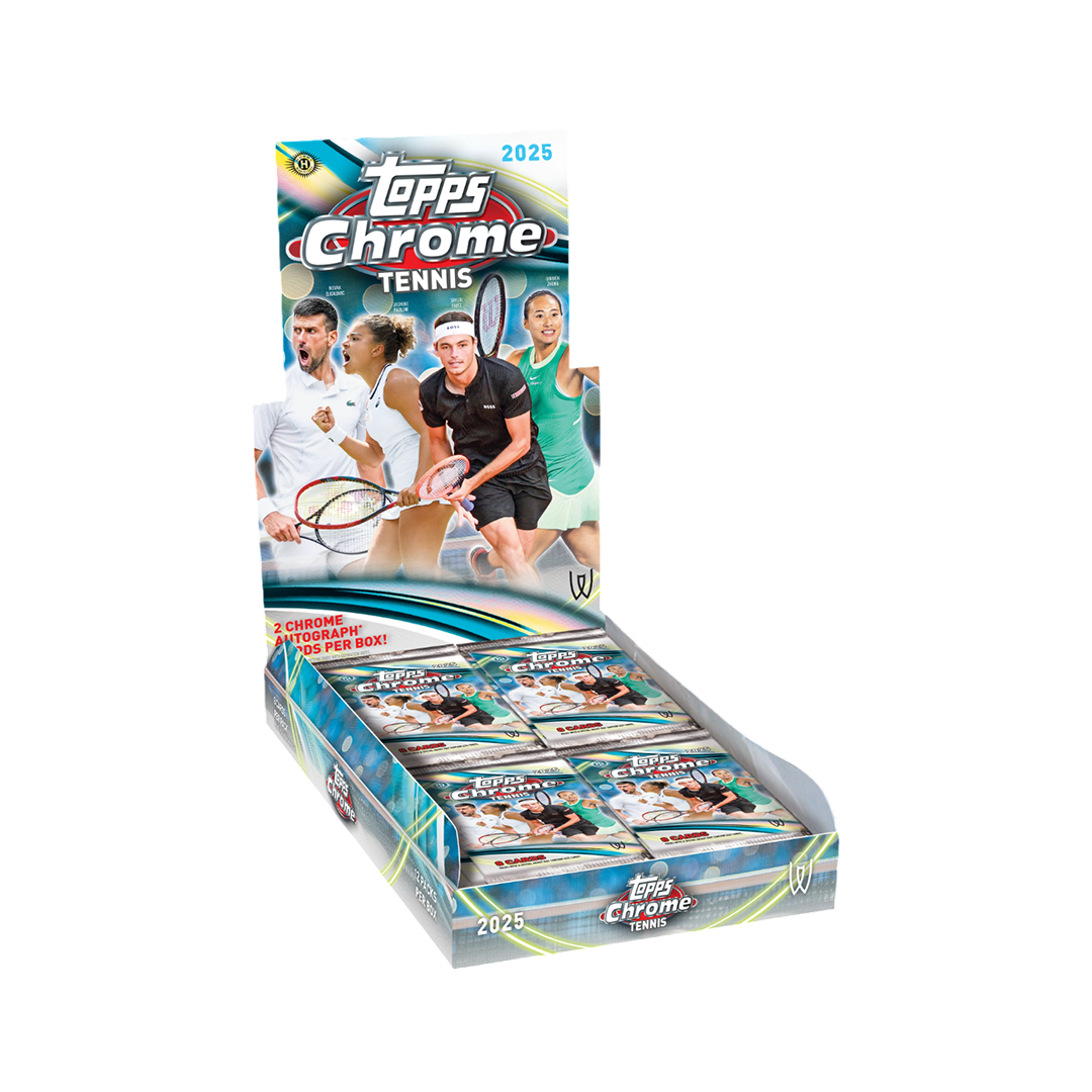2025 Topps Chrome Tennis Hobby Trading Cards
