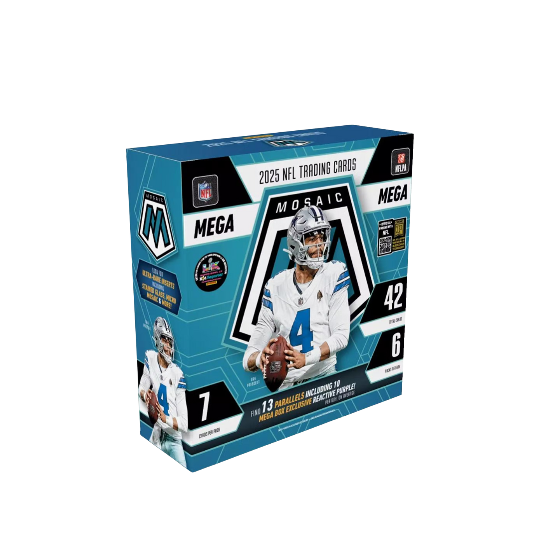 2025 Panini Mosaic Football Mega Trading Cards
