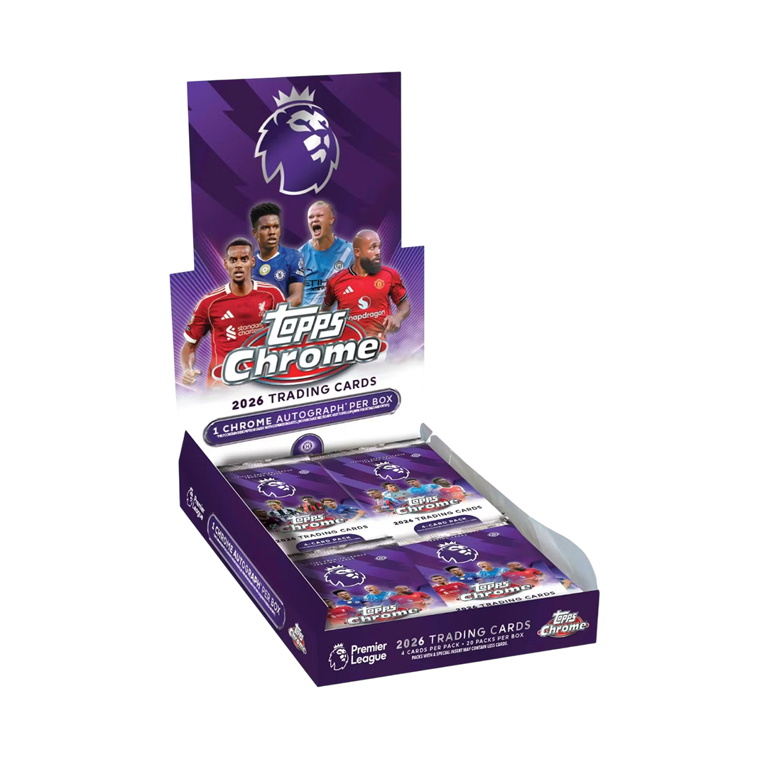 2026 Topps Chrome Premier League Hobby Trading Cards
