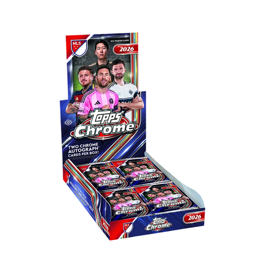 2026 Topps Chrome Soccer MLS Hobby Box