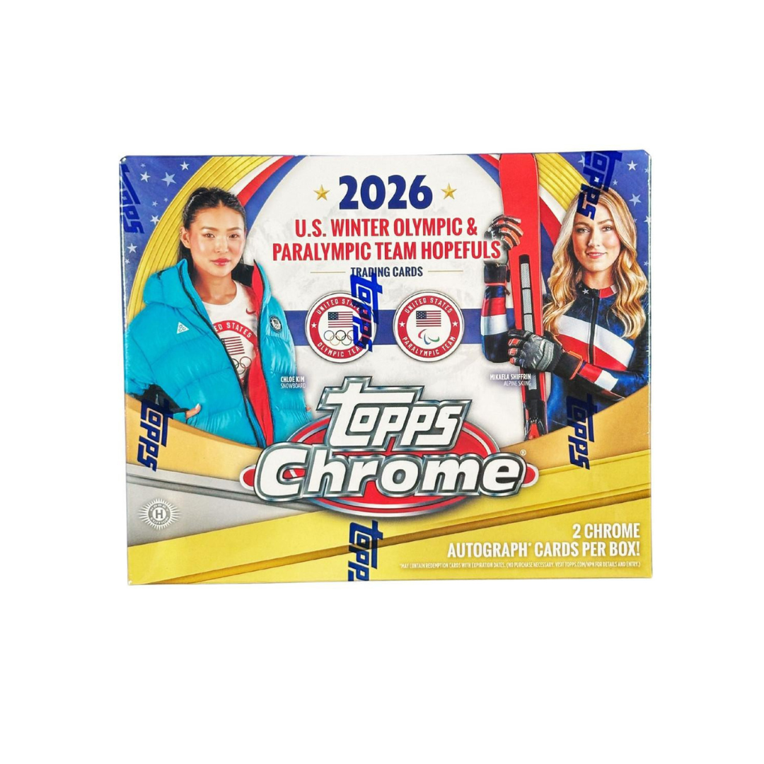 2026 Topps Chrome U.S. Winter Olympics & Paralympic Team Hopefuls Hobby Trading Cards