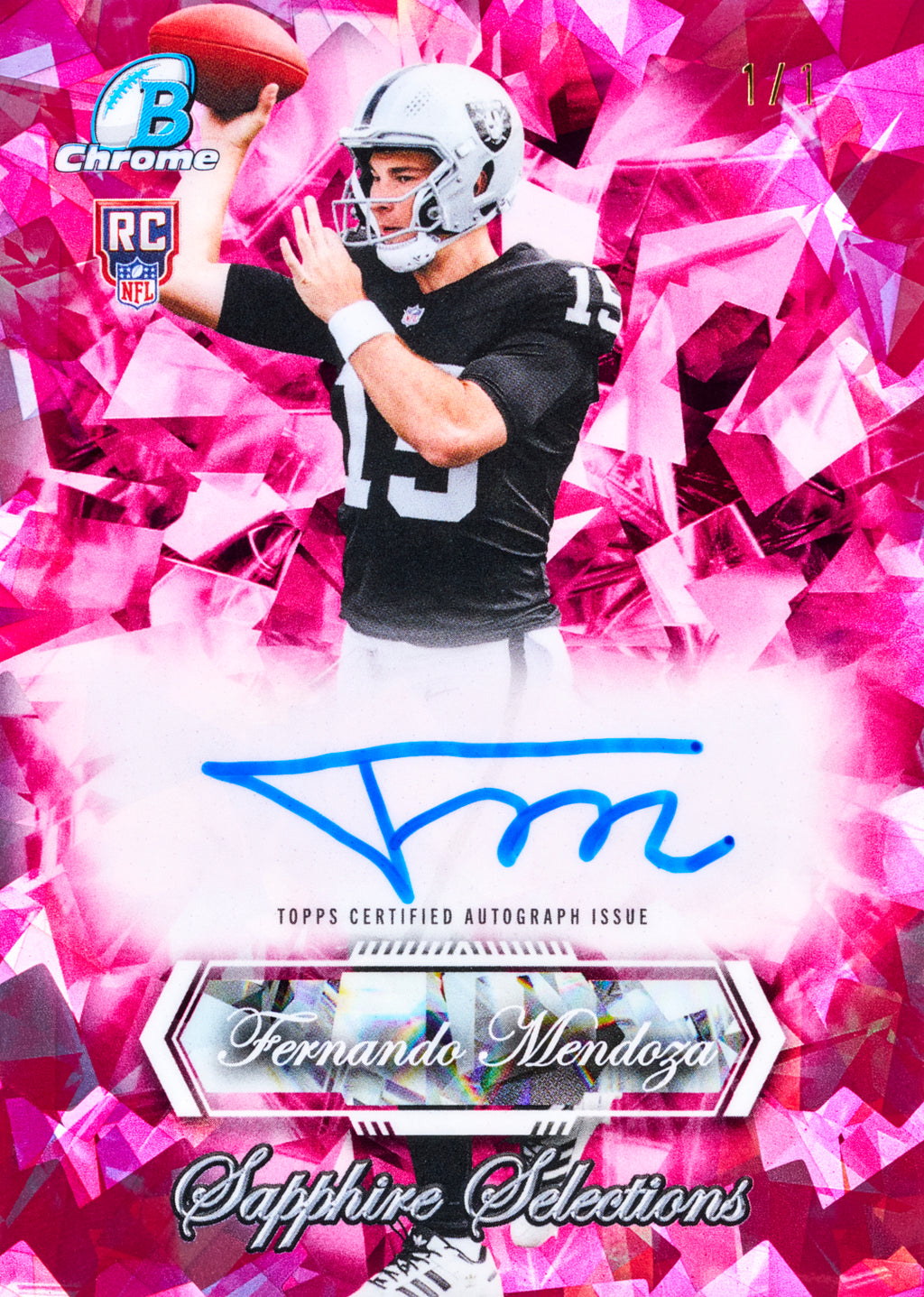 2026 Bowman Football Sapphire Edition Box