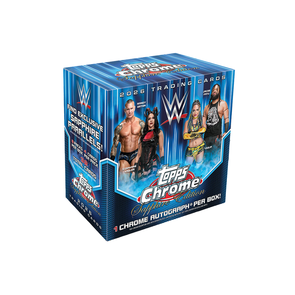 2026 Topps Chrome Sapphire WWE Edition Hobby Trading Cards
