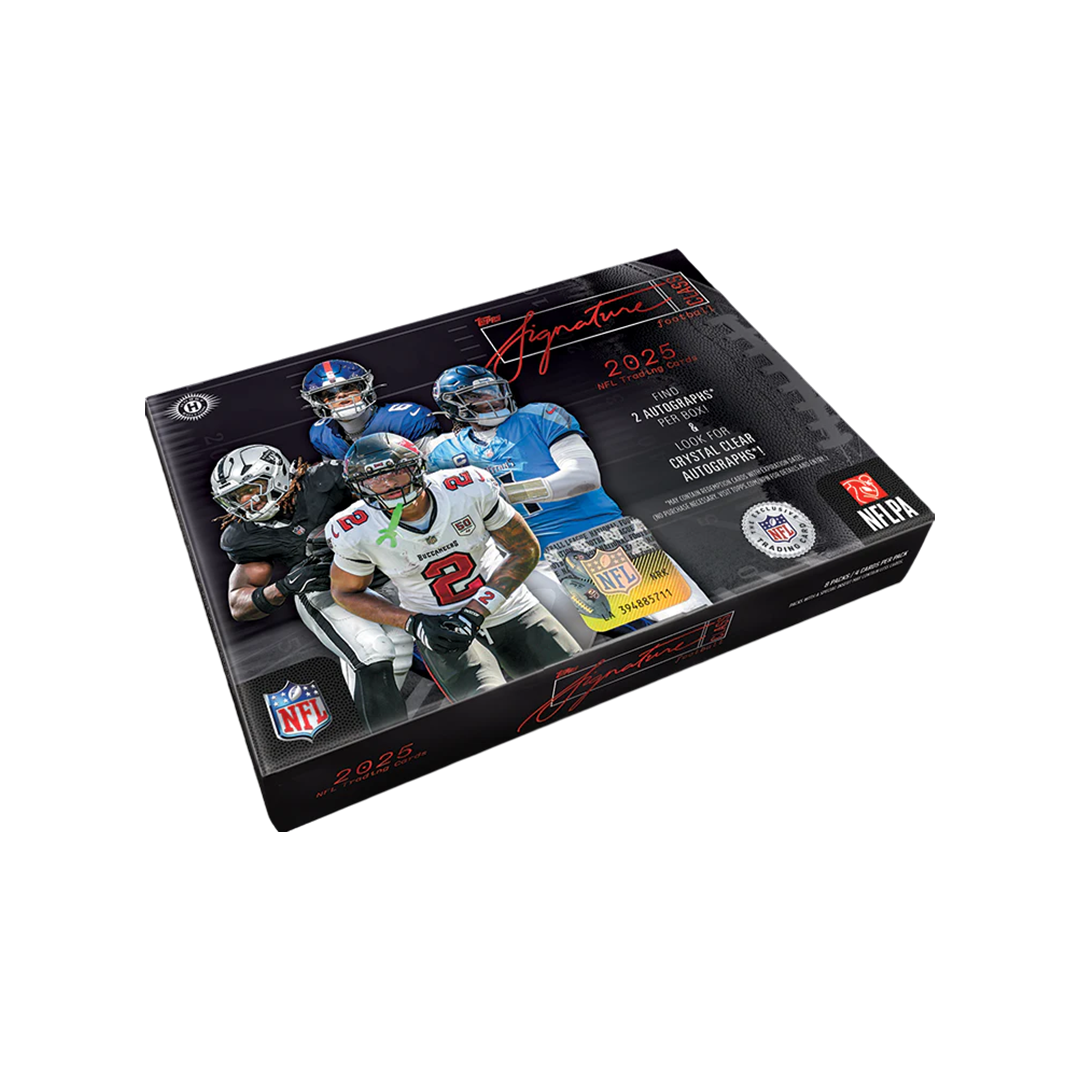 BREAK#213 TUESDAY 2025 Topps Signature Class Football Hobby Pick Your Team (NM) 06/23/26 06:30 PM EST or RIP ON FILL