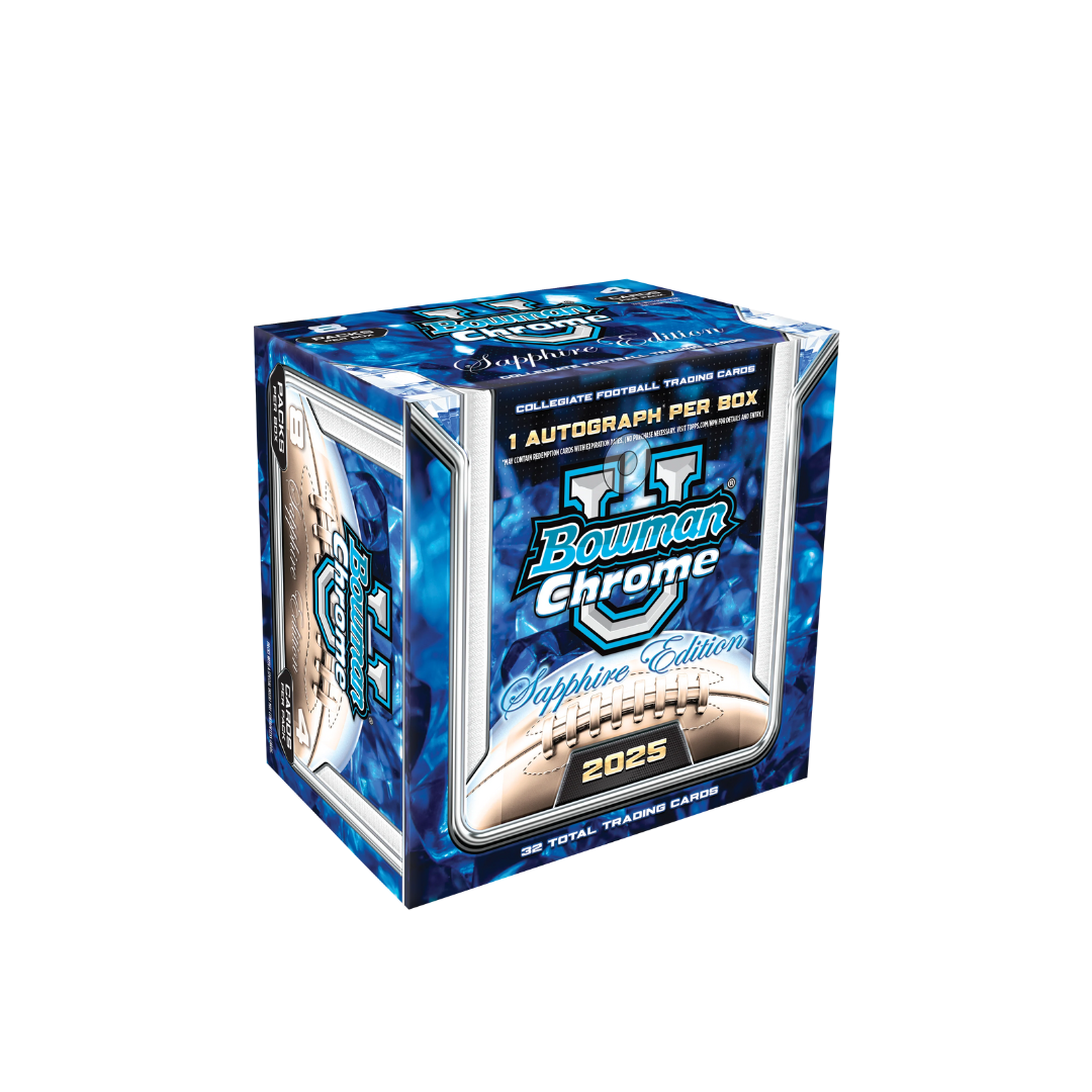 BREAK#402 SUNDAY 2025 Topps Chrome University Sapphire Edition Hobby Pick Your Team (BS) RIP ON FILL