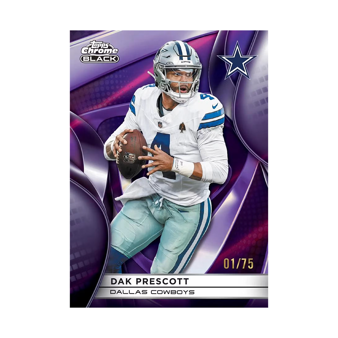 2025 Topps Chrome Black Football Hobby Box