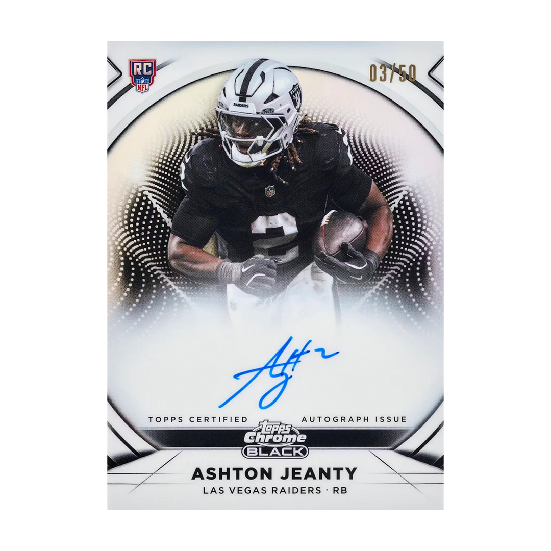 2025 Topps Chrome Black Football Hobby Box