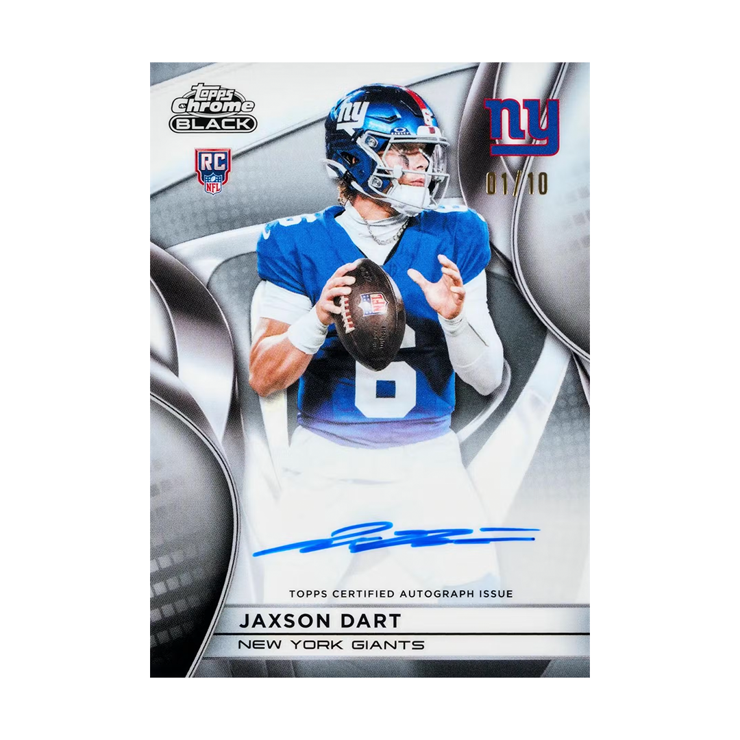 2025 Topps Chrome Black Football Hobby Box
