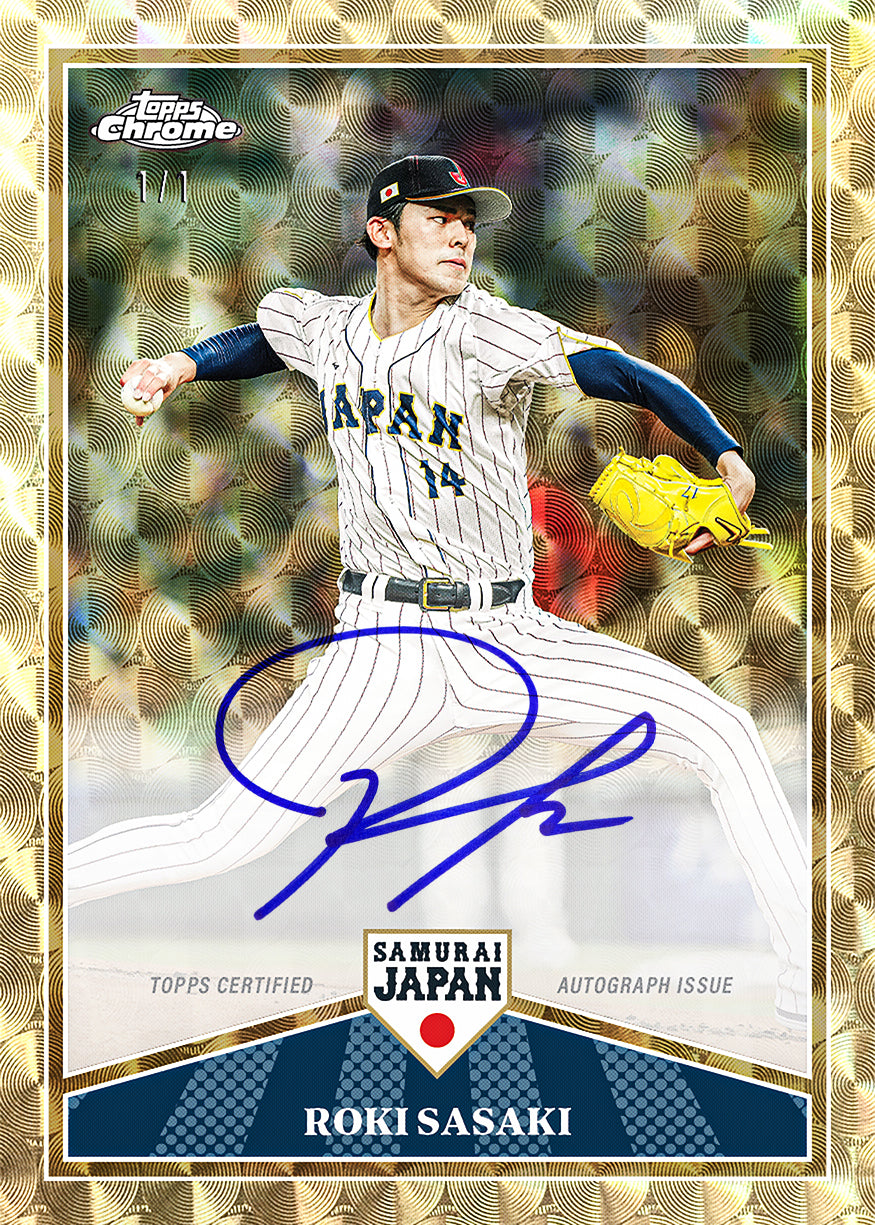 2026 Topps Chrome Baseball Team Samurai Japan Collection Box
