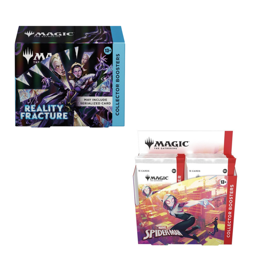 MAGIC#266 Magic: The Gathering Spider Man Collector Booster Box + Reality Fracture Collector Booster Box Digit Break 10/09/26 RIP ON FILL