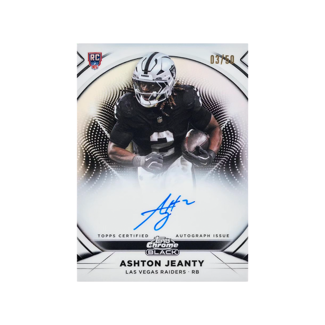 2025 Topps Chrome Black Football Hobby Box