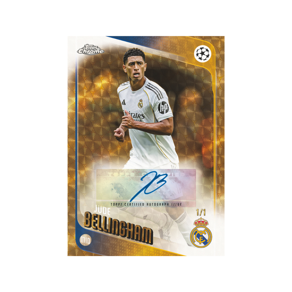 2025-26 Topps Chrome UEFA Champions League Hobby Trading Cards
