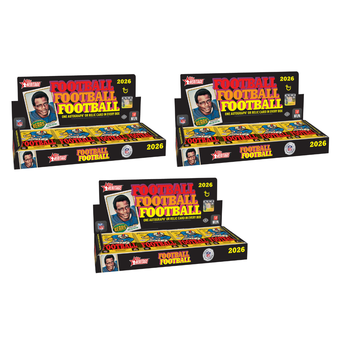 BREAK#318 2026 Topps Heritage Football Hobby (x3) Team Break 10/21/26 09:00 AM EST