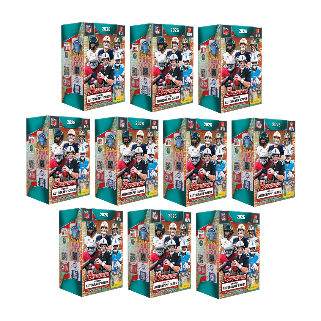 BREAK#327 2026 Bowman Football Blasters (x10) Team Break 10/22/26 11:30 AM EST
