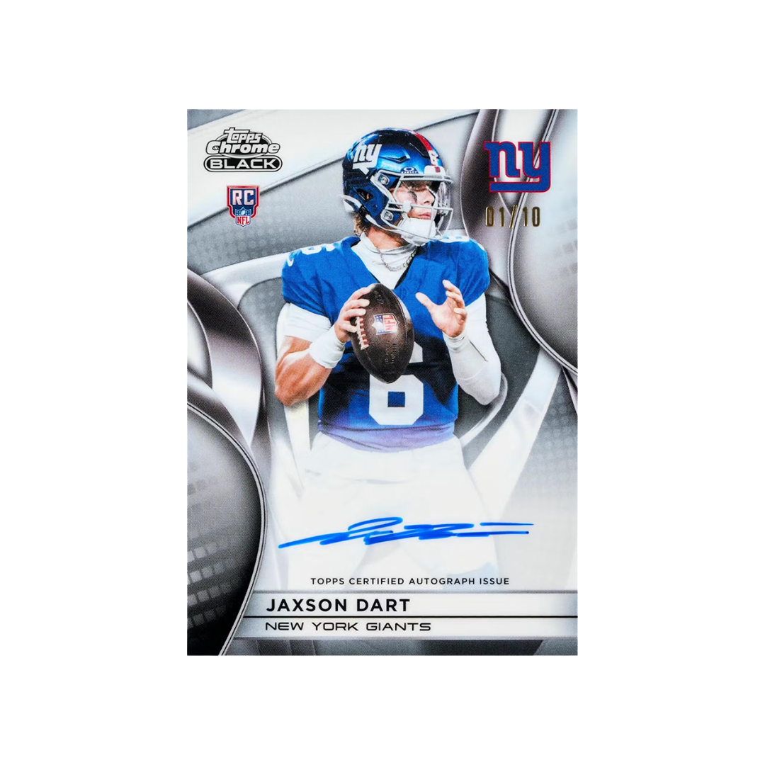 2025 Topps Chrome Black Football Hobby Box
