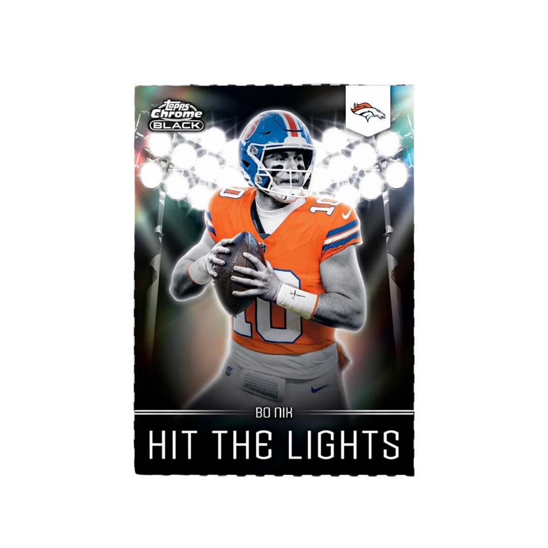 2025 Topps Chrome Black Football Hobby Box