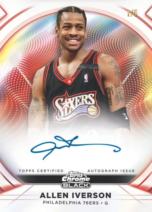 2025-26 Topps Chrome Black Basketball Hobby Box