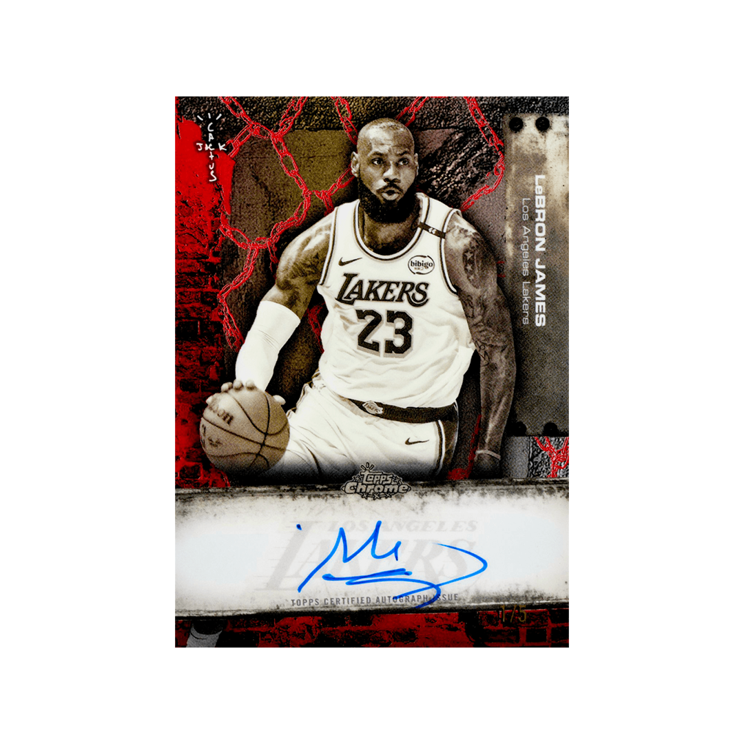 2025-26 Topps Chrome Cactus Jack Hobby Basketball Trading Cards