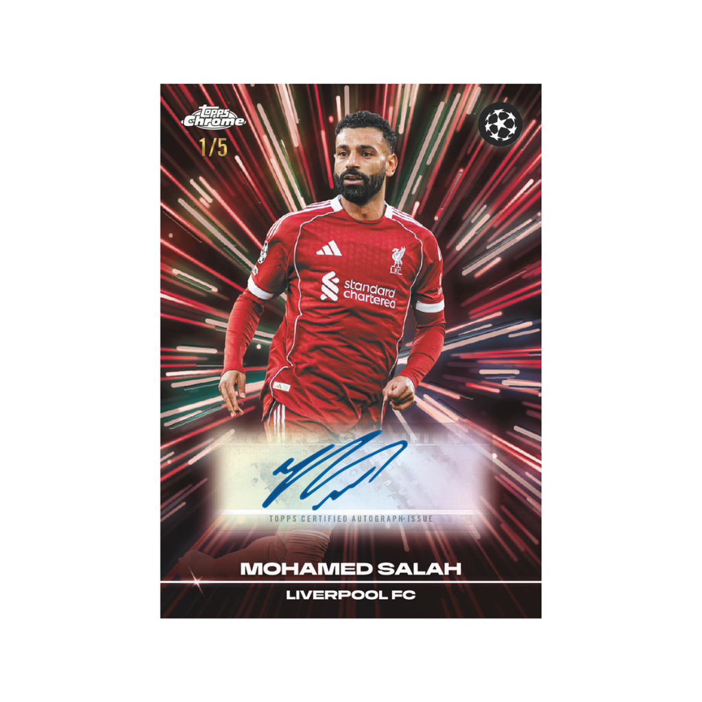 2025-26 Topps Chrome UEFA Champions League Hobby Trading Cards
