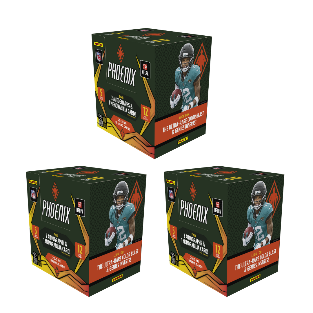 BREAK#307 WEDNESDAY  2025 Panini Phoenix Football Hobby (x3) Pick Your Team (BP) 02/25/26 07:30 PM EST or RIP ON FILL