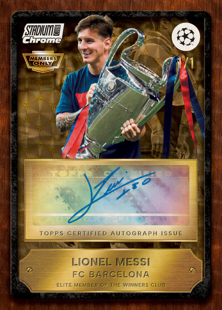 2025-26 Topps Stadium Club Chrome UEFA Champions League Members Only Delight Box