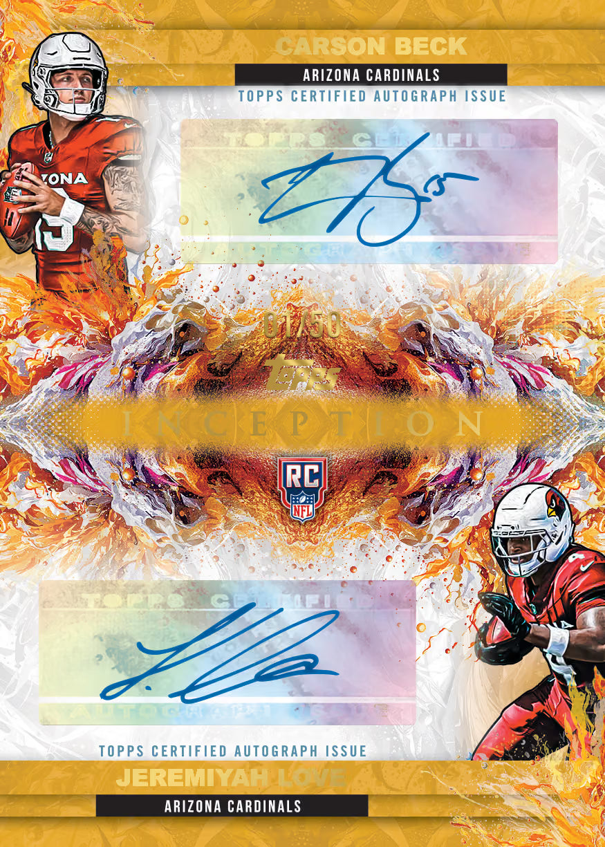 2026 Topps Inception Football Hobby Box