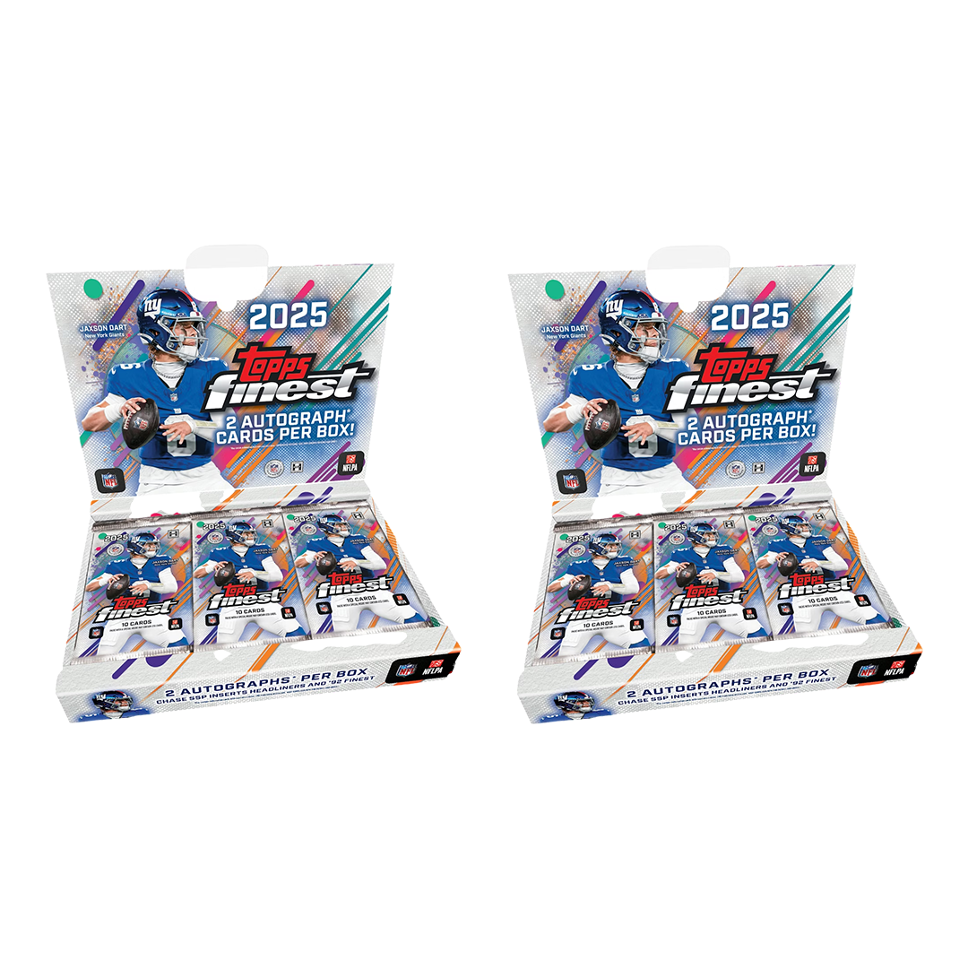 BREAK#110 MONDAY 2025 Topps Finest Football Hobby (x2) Pick Your Team (BS) 06/08/26 12:00 PM EST or RIP ON FILL