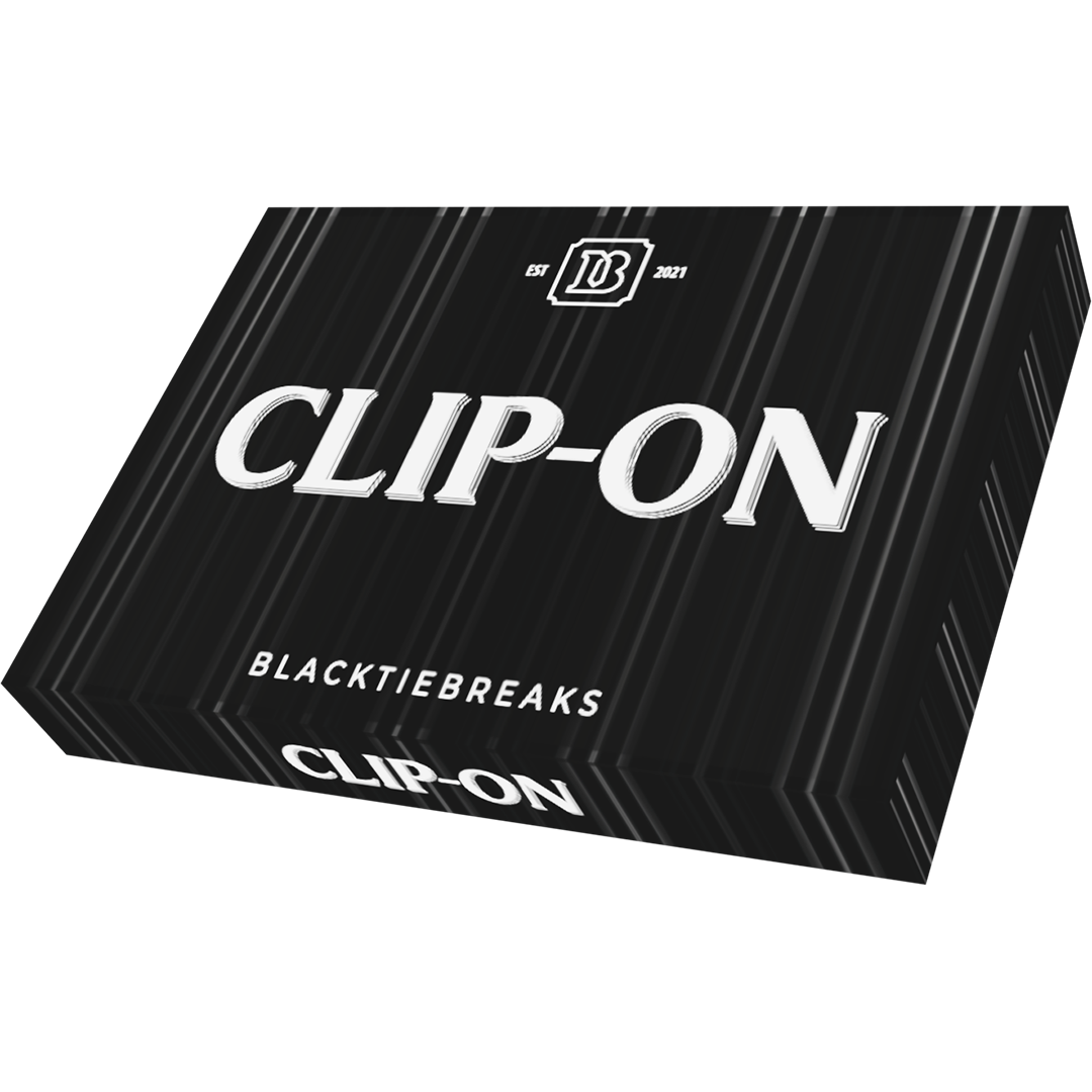 BlackTie Clip-On Football Trading Cards