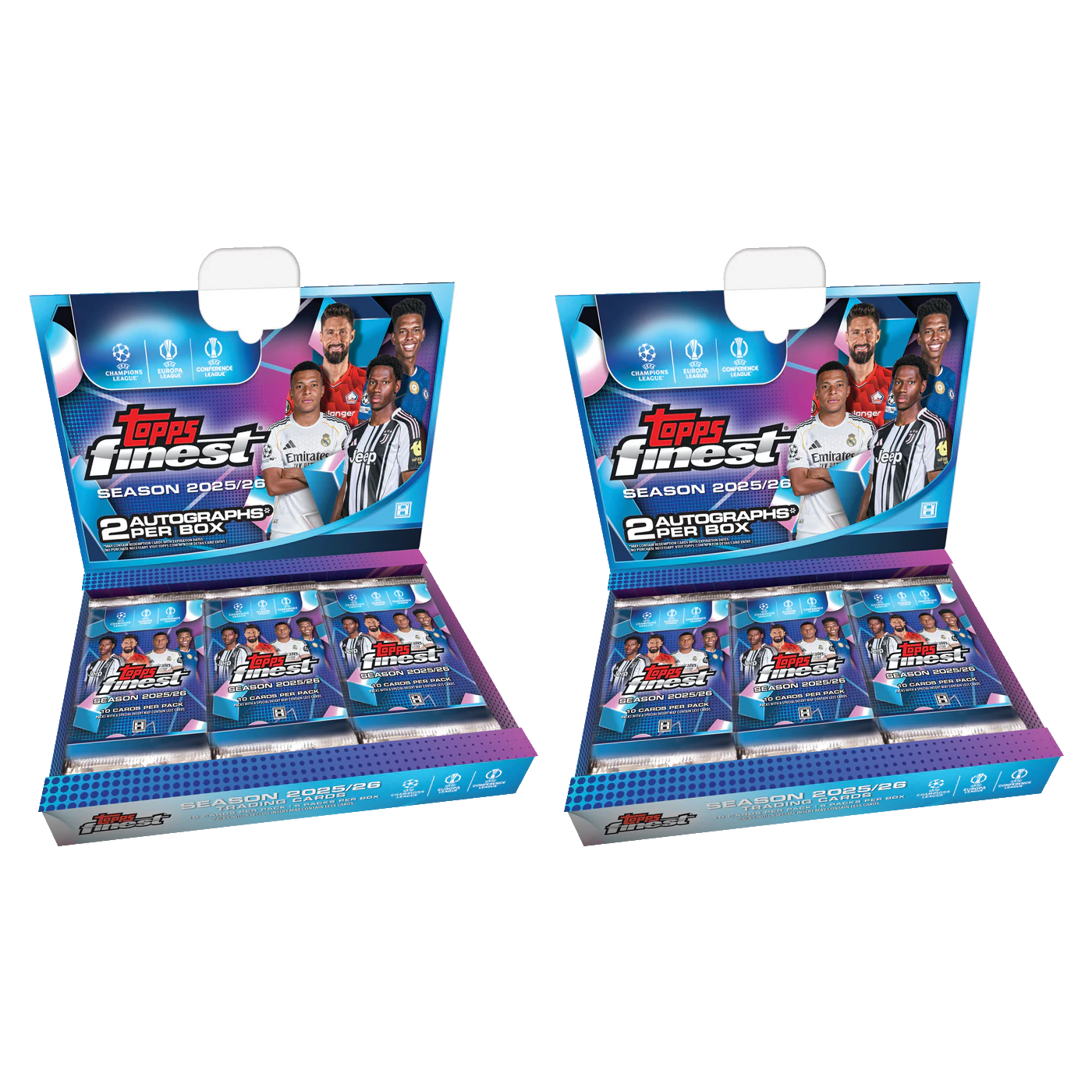 BANGER#R92 THURSDAY 2025-26 Topps UEFA Club Competitions Finest Hobby (x2) Team Break