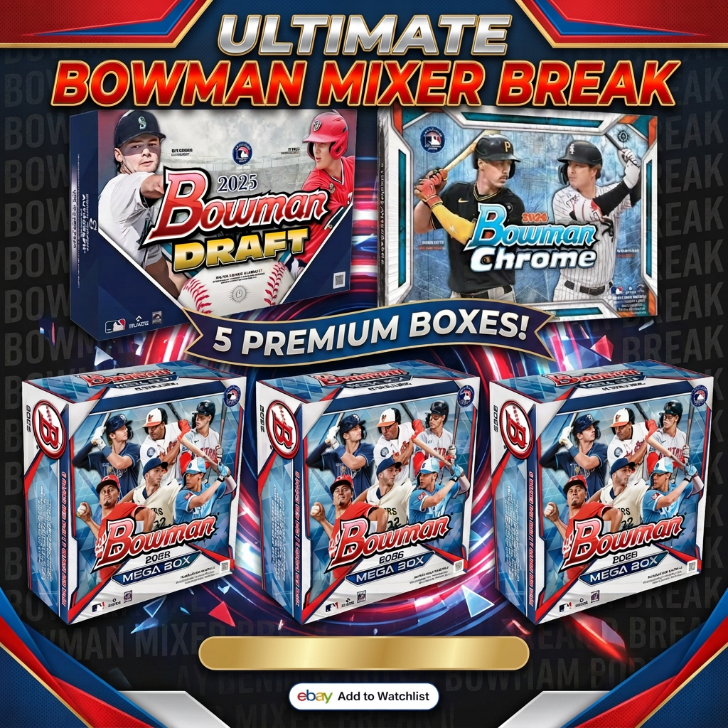 25 BOWMAN DRAFT DELIGHT + 26 BOWMAN CHROME DELIGHT + 26 BOWMAN MEGA x3 | #BOW001