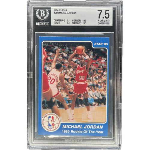 1984-85 Star Michael Jordan #288 BGS 7.5