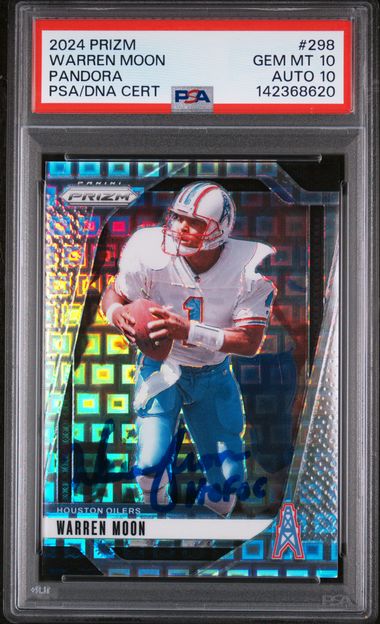 2024 Panini Prizm Warren Moon Pandora #298 PSA 10 Auto 10