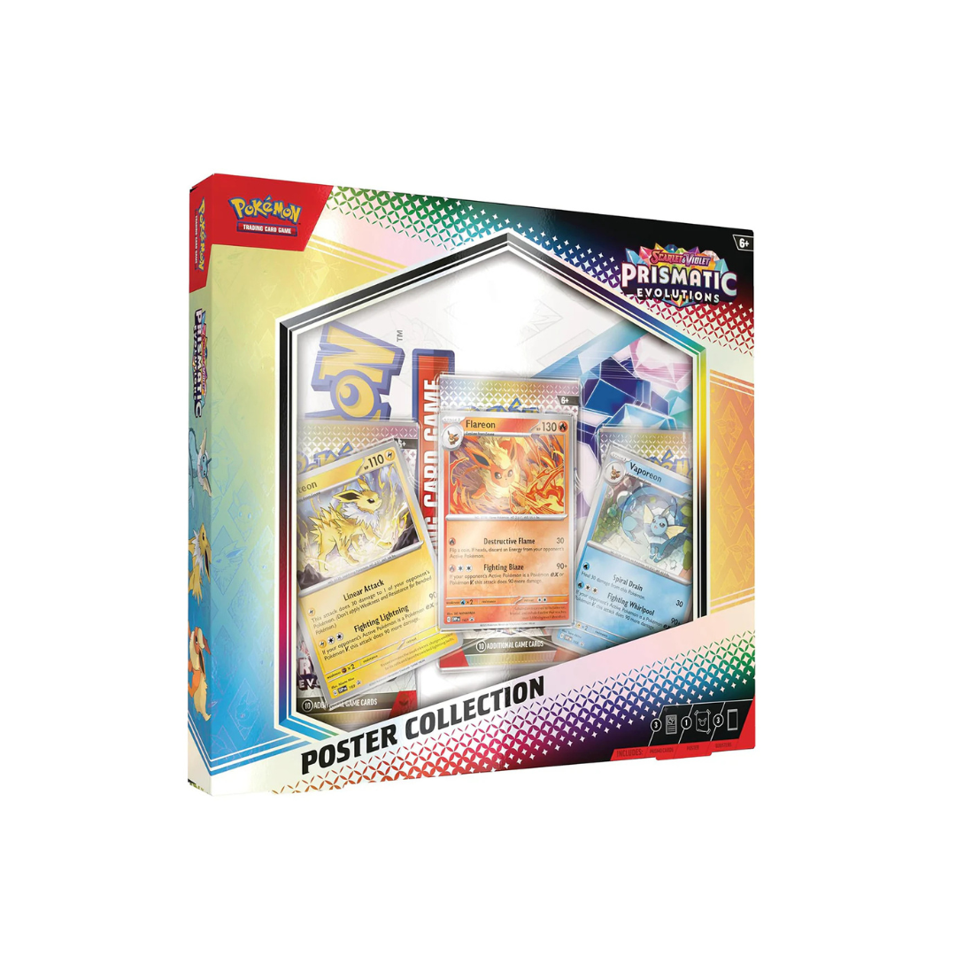 Pokémon Prismatic Evolutions Poster Collection Trading Card Game (TCG)