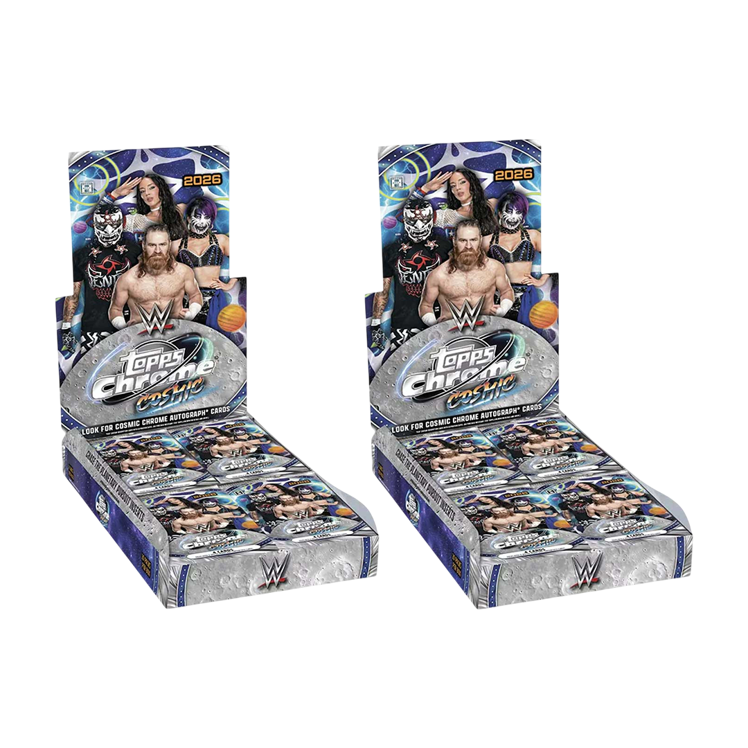BANGER#R12 TUESDAY 2026 Topps Cosmic Chrome WWE Hobby (x2) Wrestler Break
