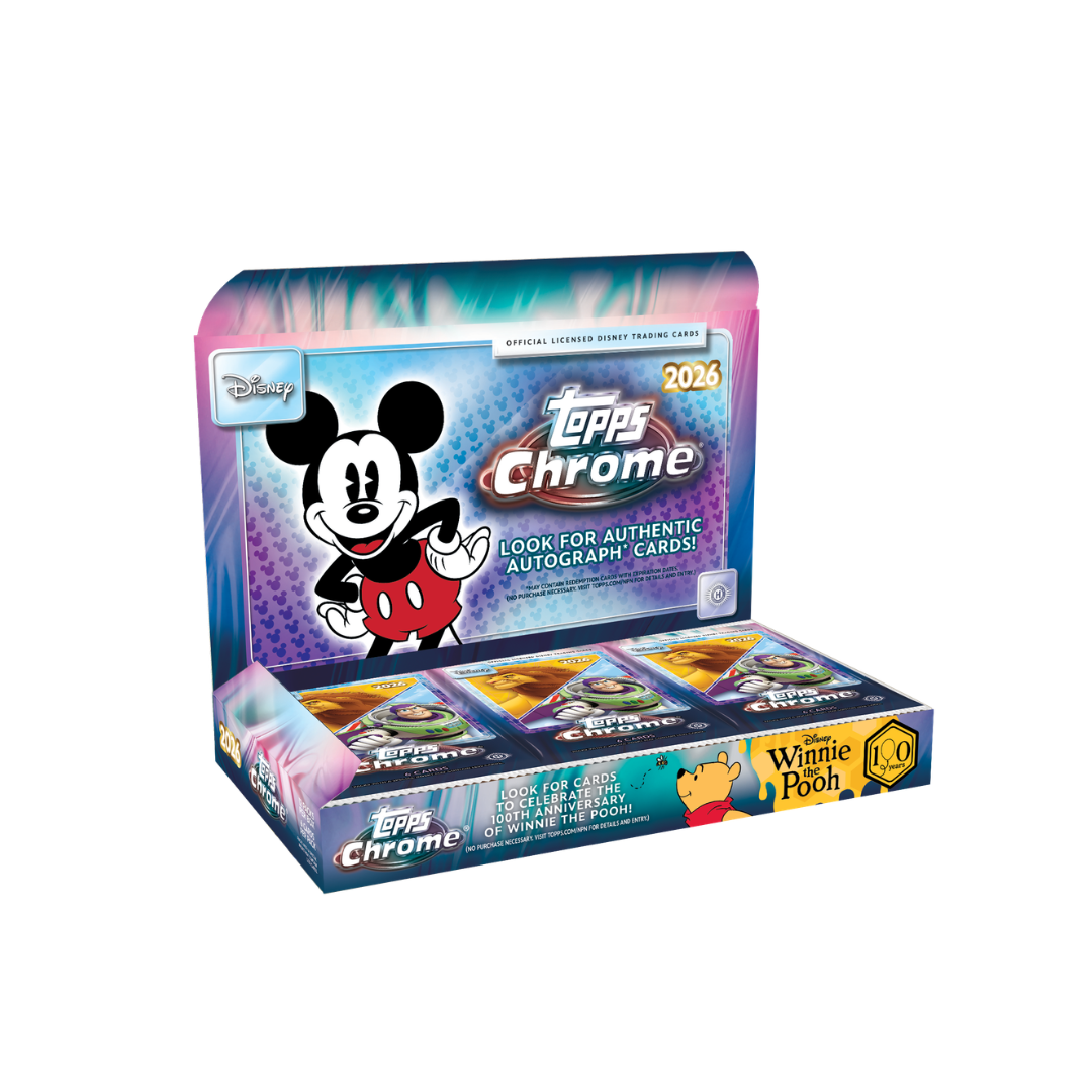 BANGER#R68 TUESDAY 2026 Topps Chrome Disney Hobby Movie Break