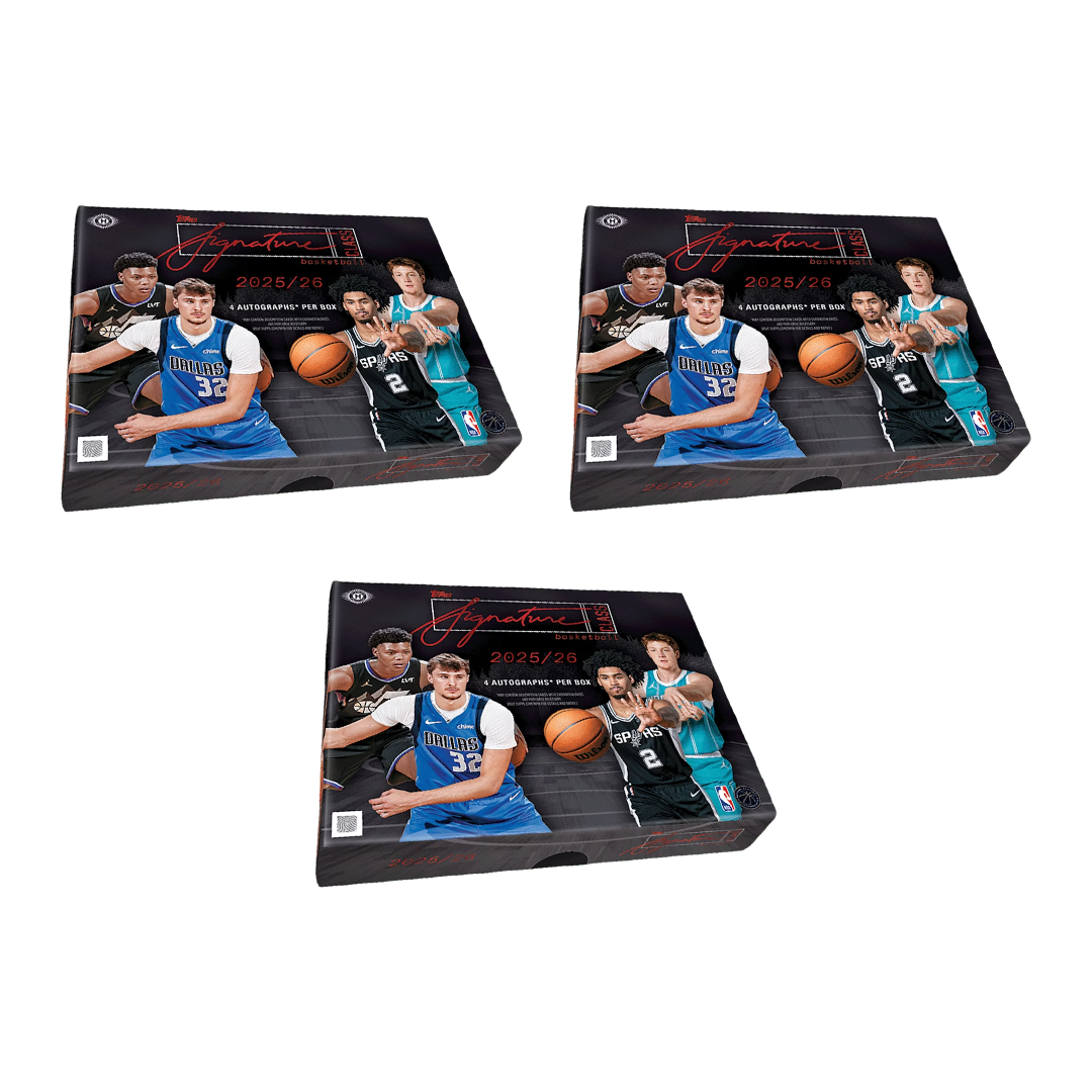BREAK#S09 SUNDAY 2025 Topps Signature Class Football Jumbo Hobby Half Case (3 Box) Player Break