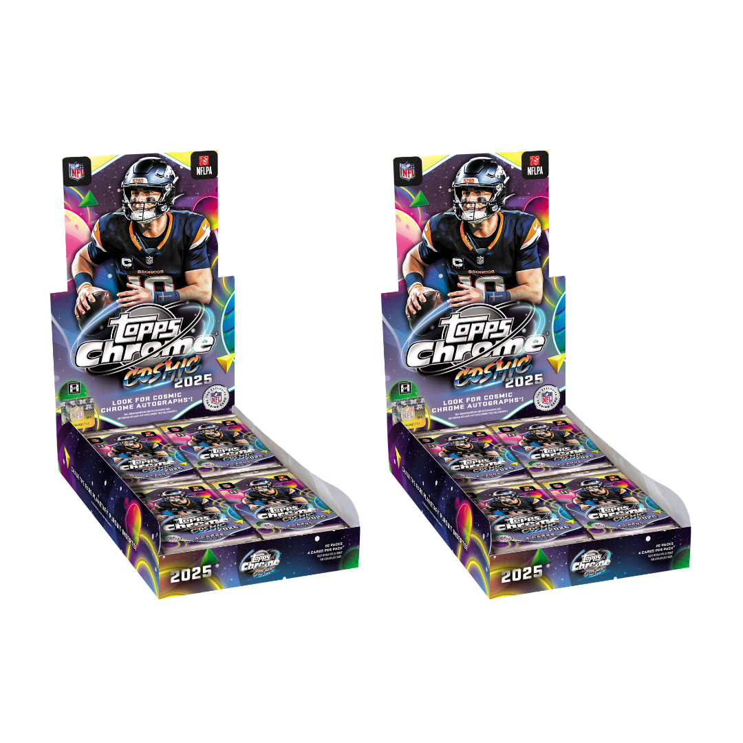 BREAK#S51 SATURDAY 2025 Topps Cosmic Chrome Football Hobby (x2) Team Break