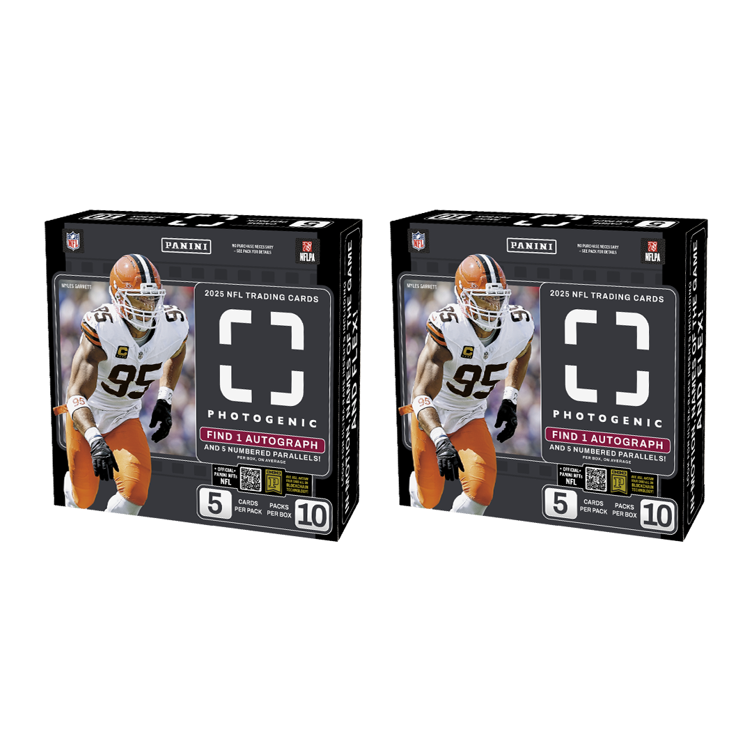BREAK#210 TUESDAY 2025 Panini Photogenic Football Hobby (x2) Pick Your Team (NM) 06/23/26 03:30 PM EST or RIP ON FILL